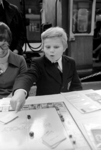 Monopoly Being Played At Fenchurch Street Station. The Game Arriving On Platforms Three And Four Of Fenchurch Street Station In